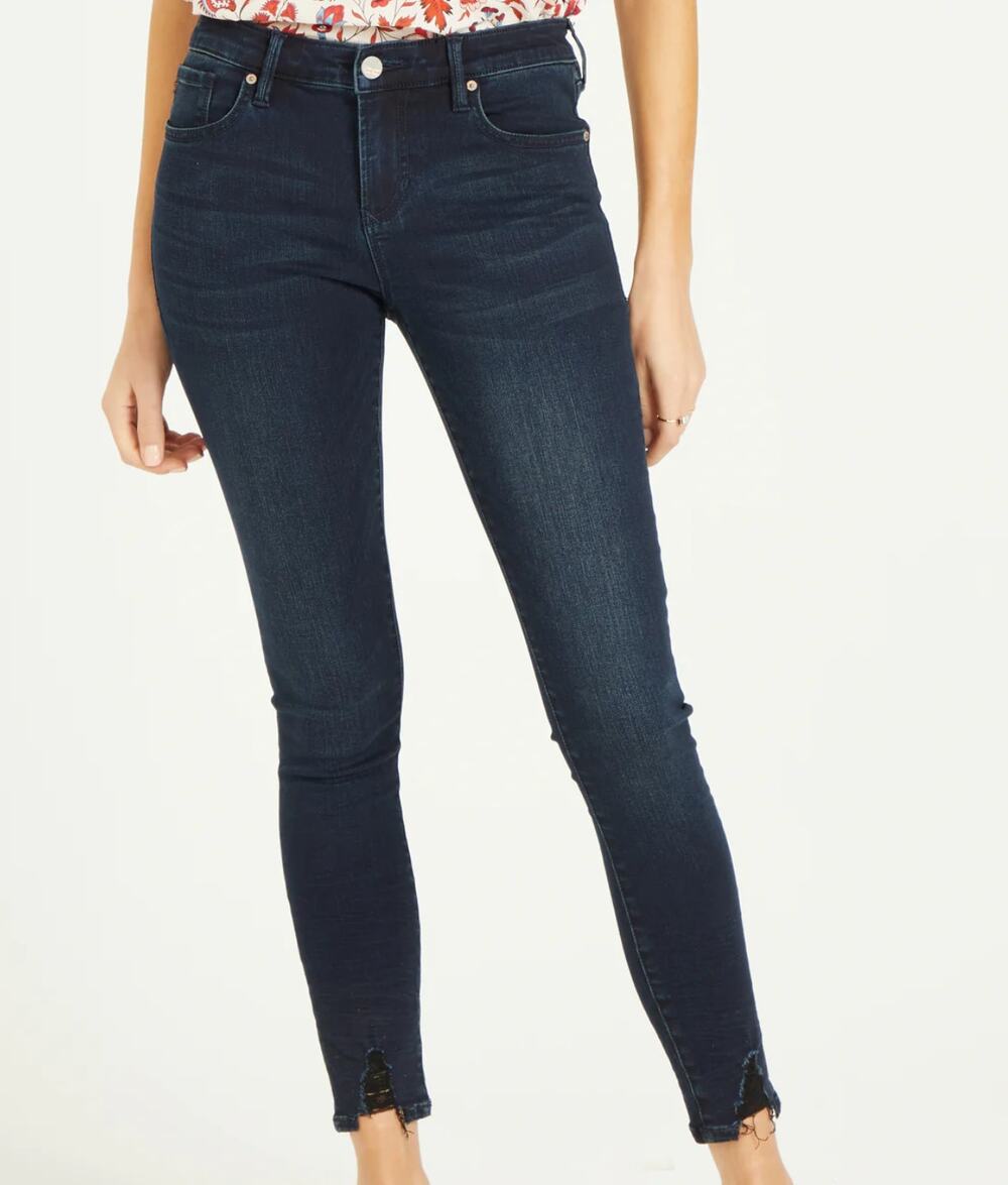 Dear John Gisele High Rise Skinny Belair dark wash denim jean 25 NWT